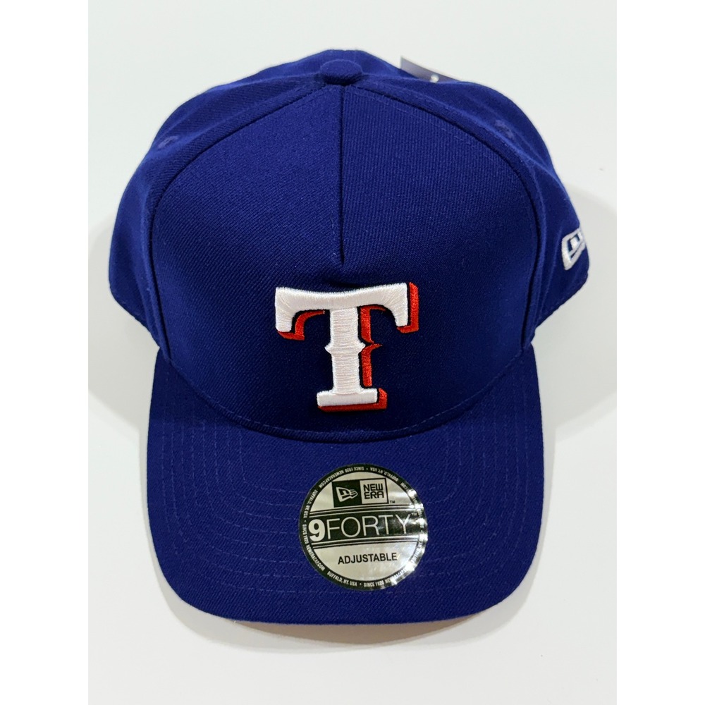 NEW ERA 9FORTY - New Texas Rangers Blue Snapback Hat - NEW